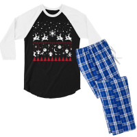 Merry Xmas Men's 3/4 Sleeve Pajama Set | Artistshot