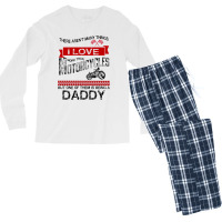 This Daddy Loves Motorcycles Men's Long Sleeve Pajama Set | Artistshot
