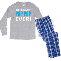 Best Freakin' Pop Pop Ever Men's Long Sleeve Pajama Set | Artistshot