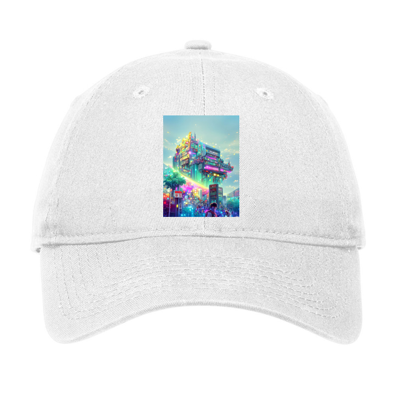 Color Capital Adjustable Cap by herbertstone | Artistshot