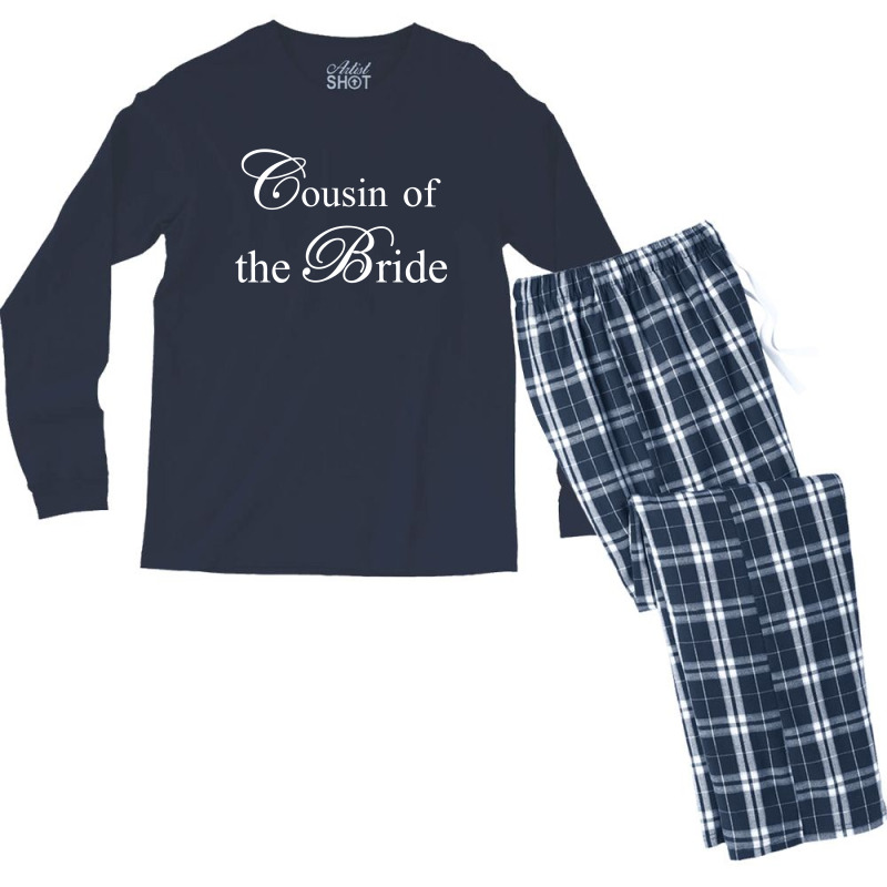 Cousin Of The Bride Men's Long Sleeve Pajama Set | Artistshot