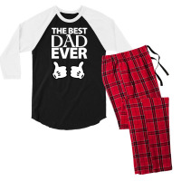 The Best Dad Ever Men's 3/4 Sleeve Pajama Set | Artistshot