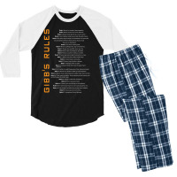 Gibbs's Rules Men's 3/4 Sleeve Pajama Set | Artistshot