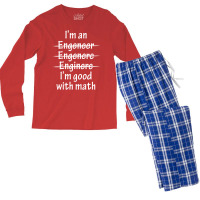 I Am Good With Math Men's Long Sleeve Pajama Set | Artistshot