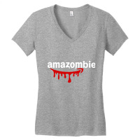 Amazombie Halloween Classic Women's V-neck T-shirt | Artistshot