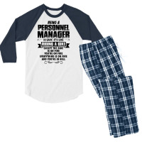 Being A Personnel Manager Copy Men's 3/4 Sleeve Pajama Set | Artistshot