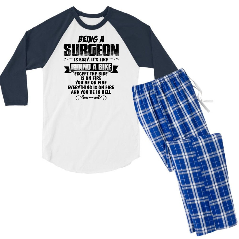 Being A Surgeon Copy Men's 3/4 Sleeve Pajama Set | Artistshot