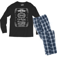 Premium Vintage Made In 1949 Men's Long Sleeve Pajama Set | Artistshot