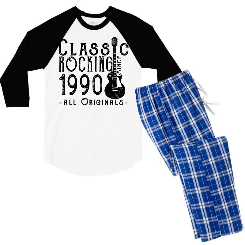Rocking Since 1990 Men's 3/4 Sleeve Pajama Set | Artistshot
