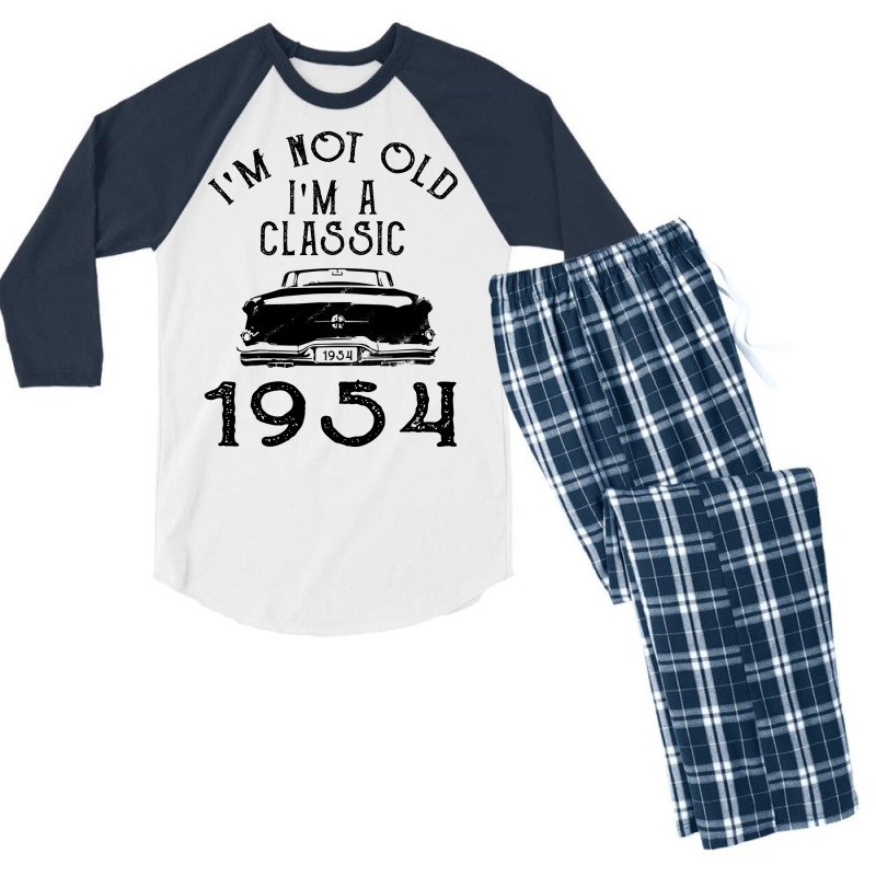 I'm Not Old I'm A Classic 1954 Men's 3/4 Sleeve Pajama Set | Artistshot