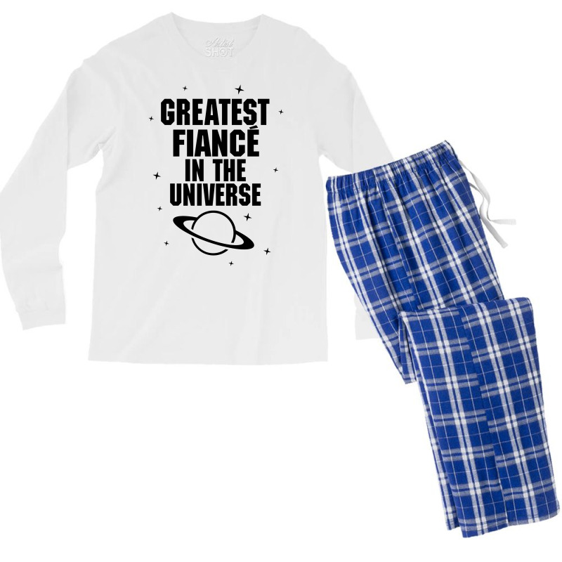 Greatest Fiance In The Universe Men's Long Sleeve Pajama Set | Artistshot