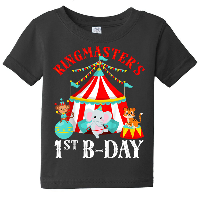 Kids 1 Year Old Ringmaster Circus 1st Birthday Kids T Shirt Baby Tee by dornakgb | Artistshot