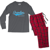 Grandpa Since 2013 Men's Long Sleeve Pajama Set | Artistshot