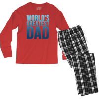 Worlds Greatest Dad 1 Men's Long Sleeve Pajama Set | Artistshot