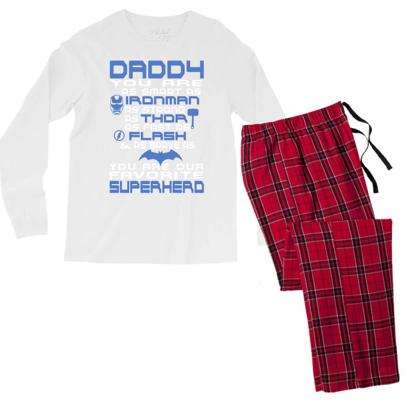 Daddy - Fathers Day - Gift For Dad _(b) Men's Long Sleeve Pajama Set | Artistshot