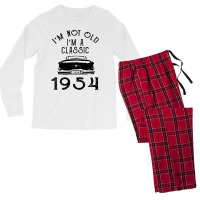 I'm Not Old I'm A Classic 1954 Men's Long Sleeve Pajama Set | Artistshot