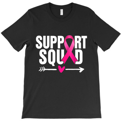 Breast Cancer Warrior Support Squad Breast Cancer Awareness T-shirt Designed By Rame Halili