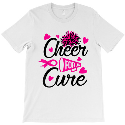 Cheer For A Cure Breast Cancer Awareness T-shirt Designed By Rame Halili