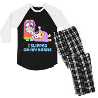 I Slipped On My Beans Men's 3/4 Sleeve Pajama Set | Artistshot