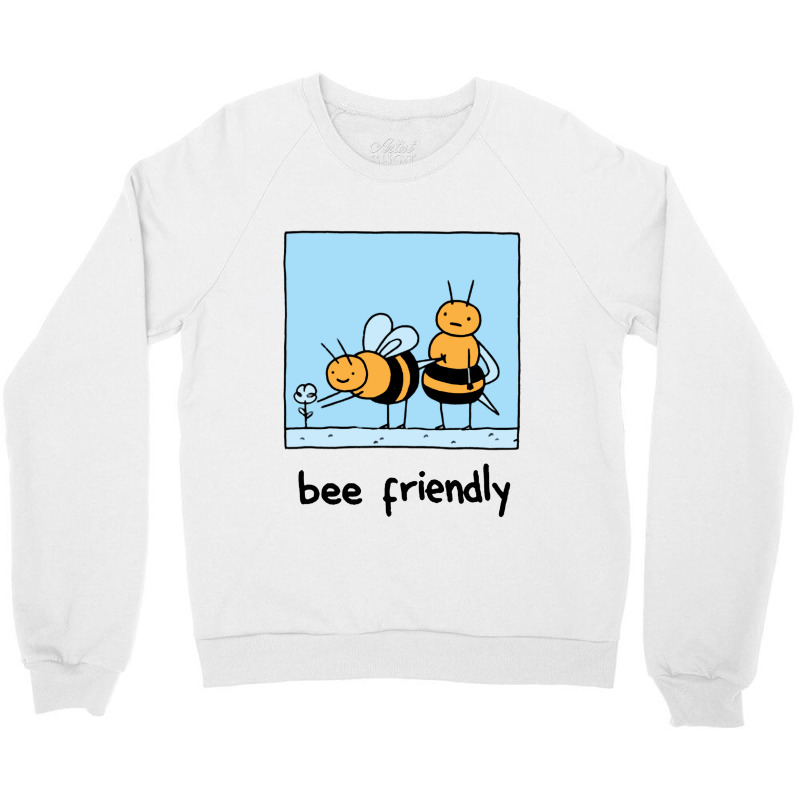 Bee Friendly Crewneck Sweatshirt | Artistshot