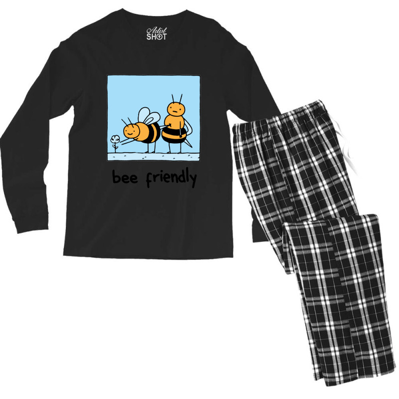 Bee Friendly Men's Long Sleeve Pajama Set | Artistshot