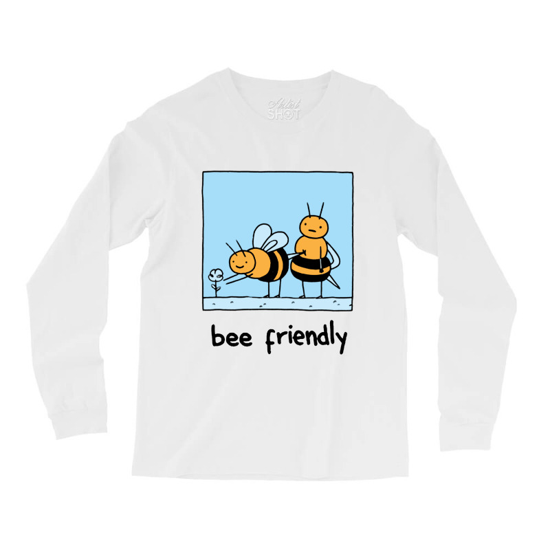 Bee Friendly Long Sleeve Shirts | Artistshot