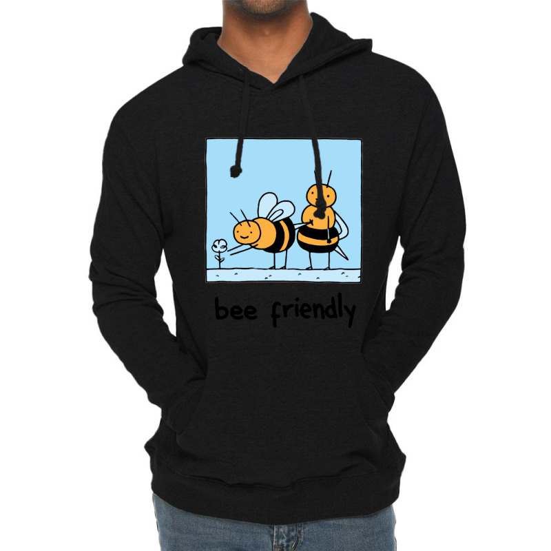 Bee Friendly Lightweight Hoodie | Artistshot