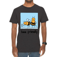 Bee Friendly Vintage T-shirt | Artistshot