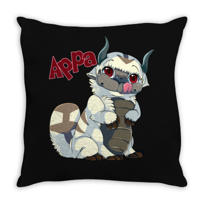 Appa Avatar Throw Pillow Designed By Shoptee