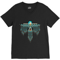 Southwest Native American Style Thunderbird V-neck Tee | Artistshot