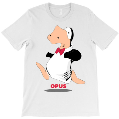 Opus Penguin T-shirt Designed By Shoptee