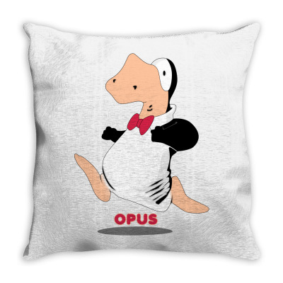 Opus Penguin Throw Pillow Designed By Shoptee