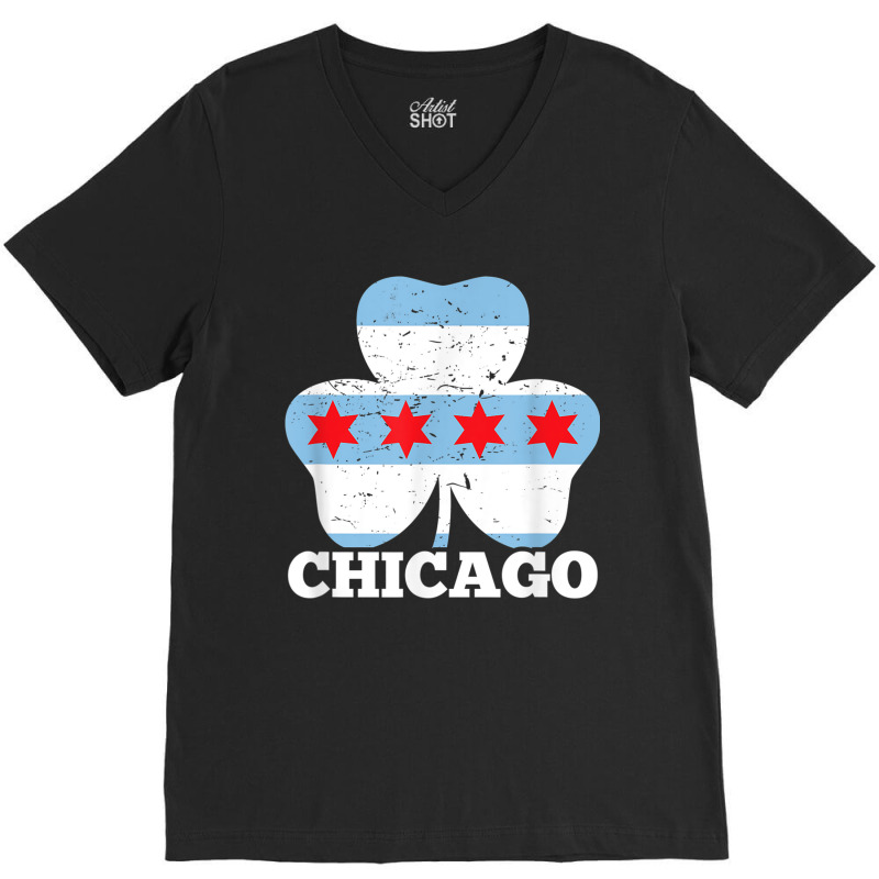 Chicago St Patrick's Day St Paddy's Day Parade V-neck Tee | Artistshot