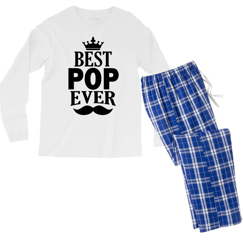 Best Pop Ever Men's Long Sleeve Pajama Set | Artistshot