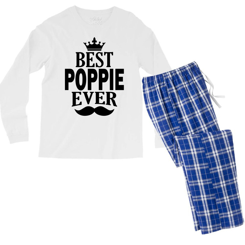 Best Poppie Ever Men's Long Sleeve Pajama Set | Artistshot