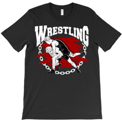 Wrestling Tshirt Grappling Catching Exhibition (4) T-shirt Designed By Cucu Cahyani