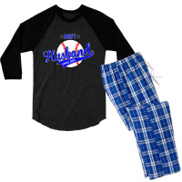 Best Husbond Since 2004 Baseball Men's 3/4 Sleeve Pajama Set | Artistshot