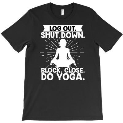 Yoga Namaste Ashtanga Om Yogi Zen Mantra Pilates (4) T-shirt Designed By Cucu Cahyani