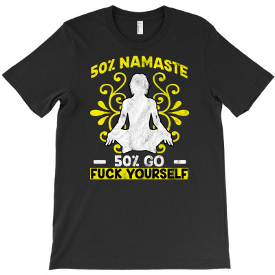 Yoga Peace Chakra Meditation Asana Pilates Om T-shirt Designed By Cucu Cahyani