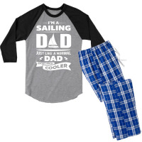 I'm A Sailing Dad... Men's 3/4 Sleeve Pajama Set | Artistshot