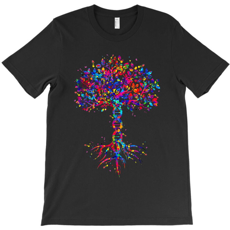 Dna Tree Life Watercolor Genetic Biologist Science Earth Day T-Shirt by Hoang95 | Artistshot