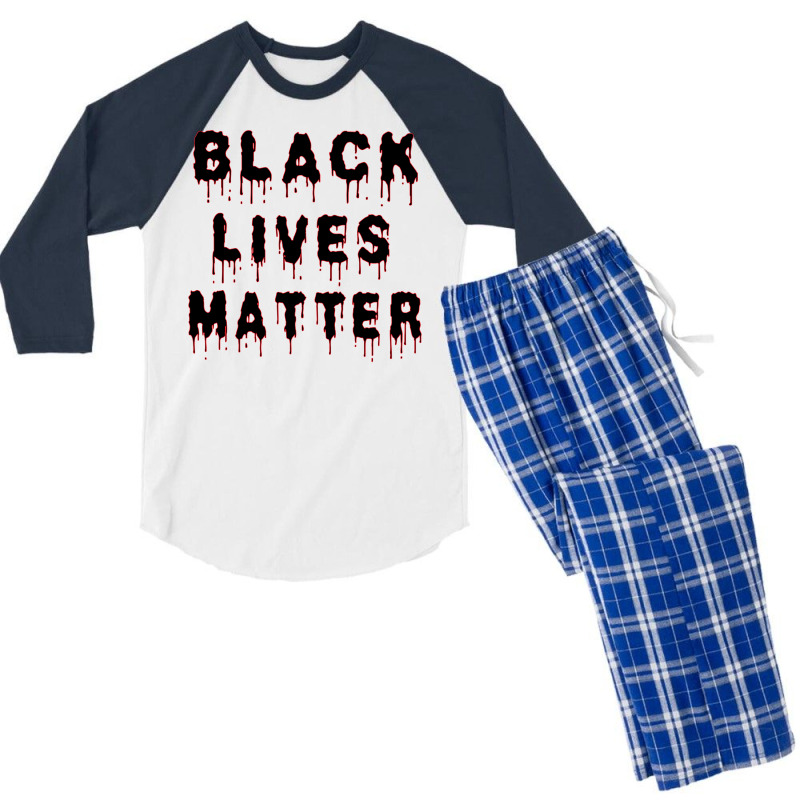 Black Lives Matter Men's 3/4 Sleeve Pajama Set | Artistshot