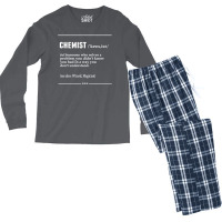 Chemist Noun Men's Long Sleeve Pajama Set | Artistshot