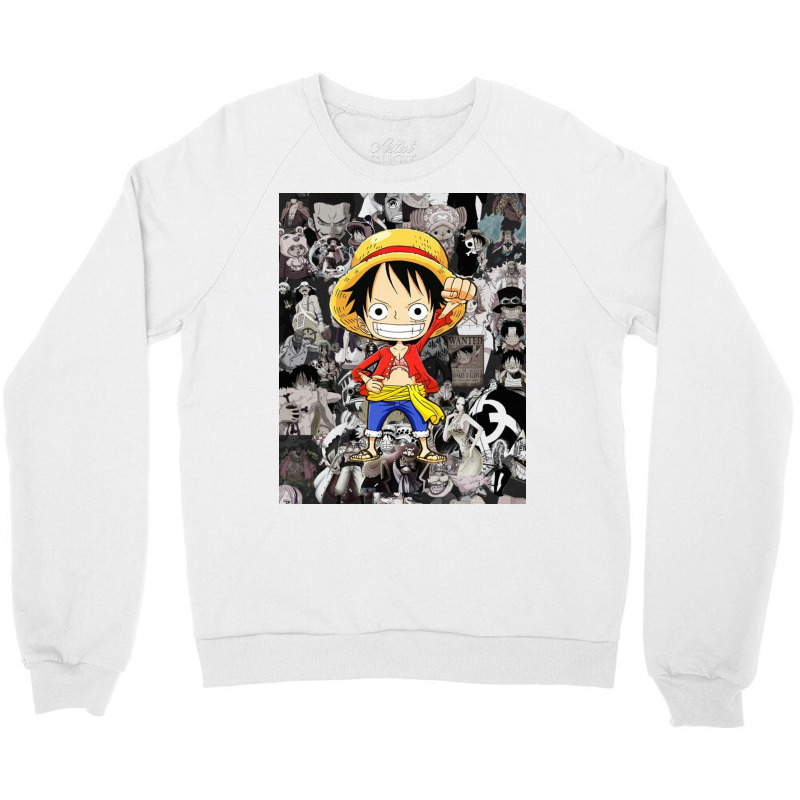 Little Monkeydluffy Crewneck Sweatshirt by TobyShop | Artistshot