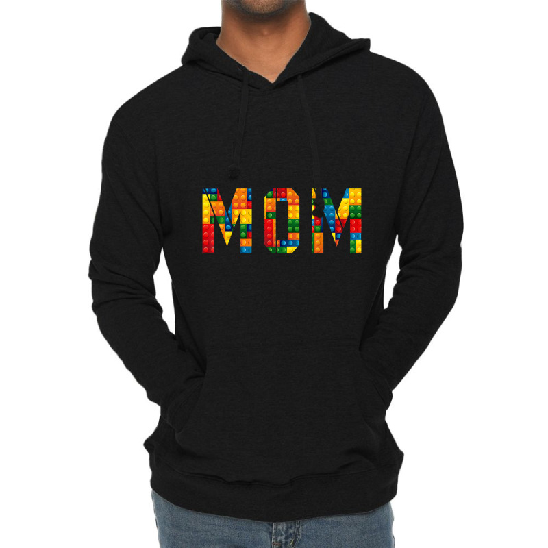 Mom Brick Builder Funny Blocks Master Builder Lightweight Hoodie | Artistshot