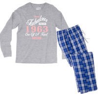 Sassy Fabulous Since 1963 Birthday Gift Men's Long Sleeve Pajama Set | Artistshot
