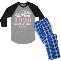 Sassy Fabulous Since 1998 Birthday Gift Men's 3/4 Sleeve Pajama Set | Artistshot