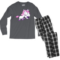 Angry Unicorn Men's Long Sleeve Pajama Set | Artistshot
