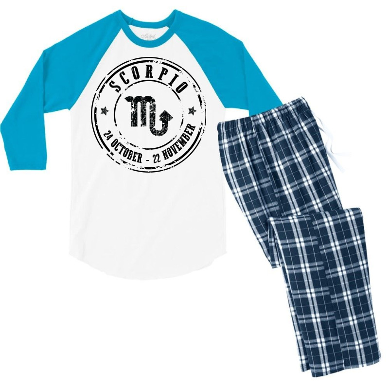 Scorpio Men's 3/4 Sleeve Pajama Set | Artistshot