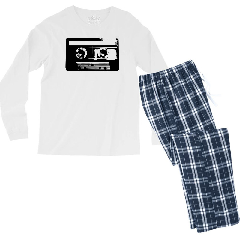 Cassette Tape Men's Long Sleeve Pajama Set | Artistshot